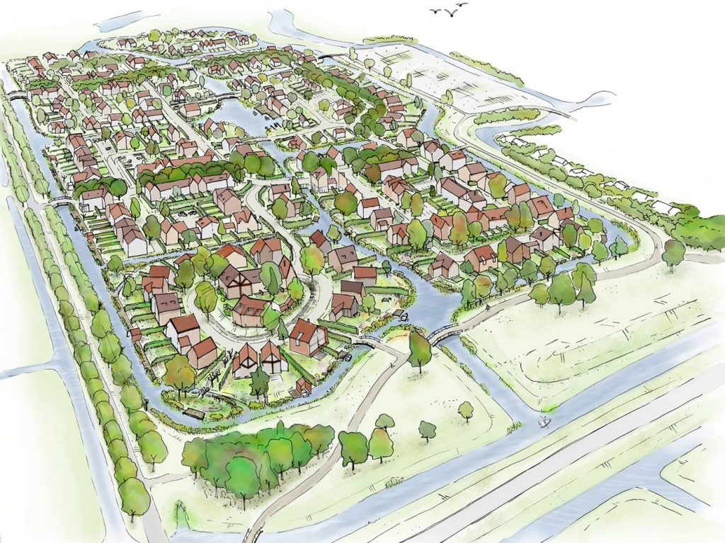 schetsontwerp plan waterweide