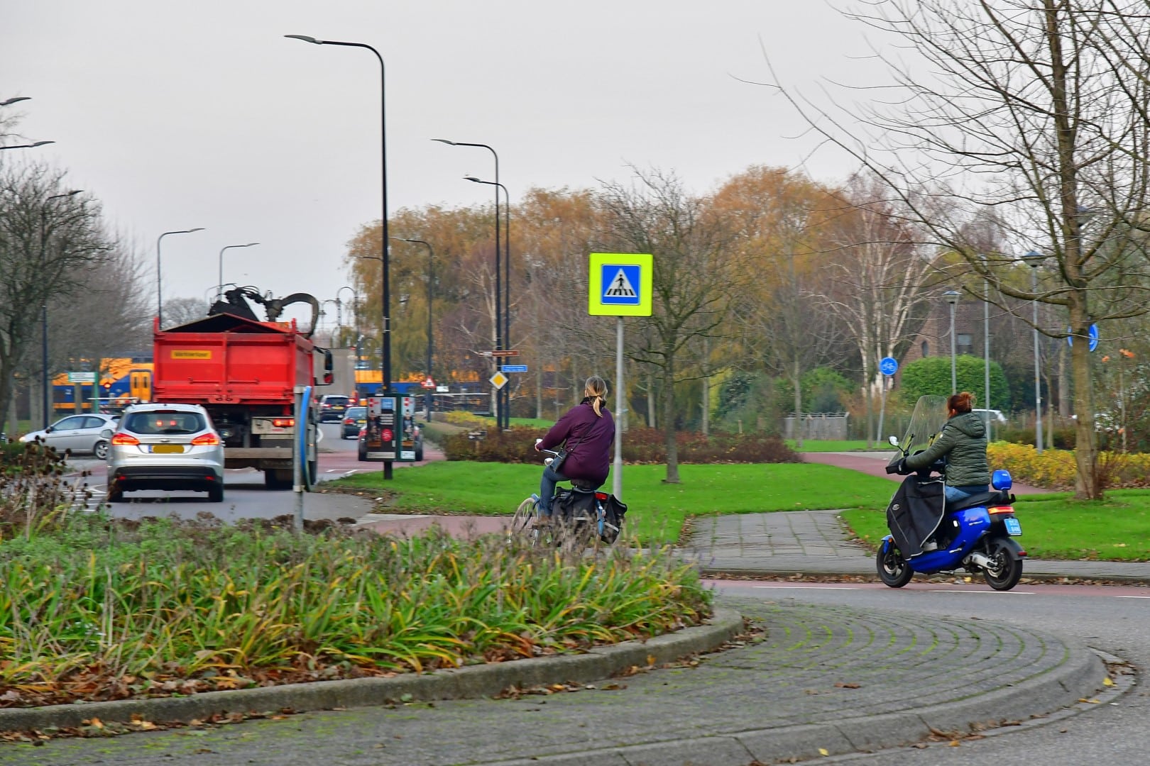 De spoorovergang bij het Streekhof